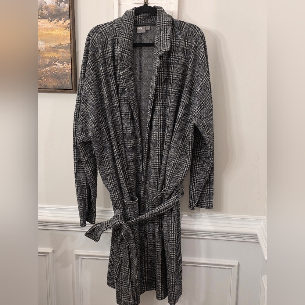 Glenn plaid ASOS brand wrap long sweater❄️🛍️